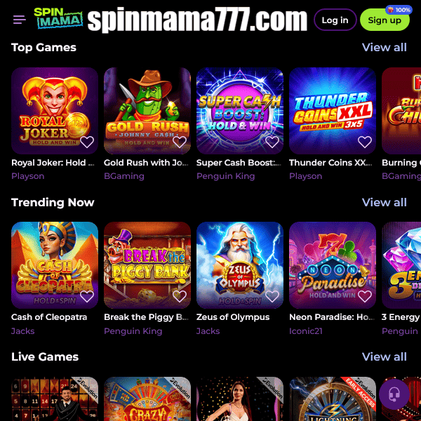 Juegos Destacados y Tendencias en Spinmama